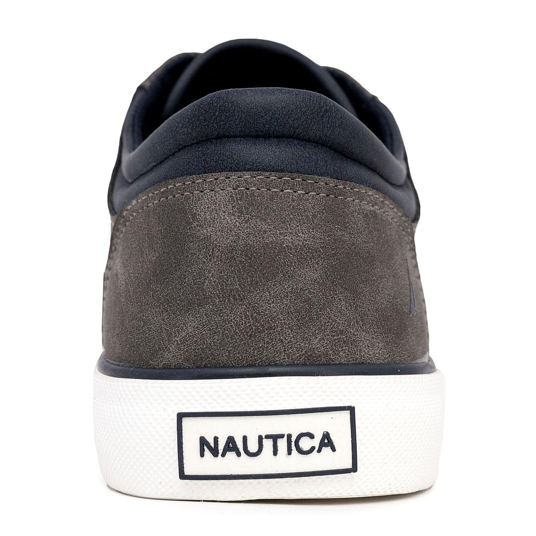 Foto 4 pulgar | Tenis Nautica Crandol-Grey Navy Pop para Hombre - Venta Internacional