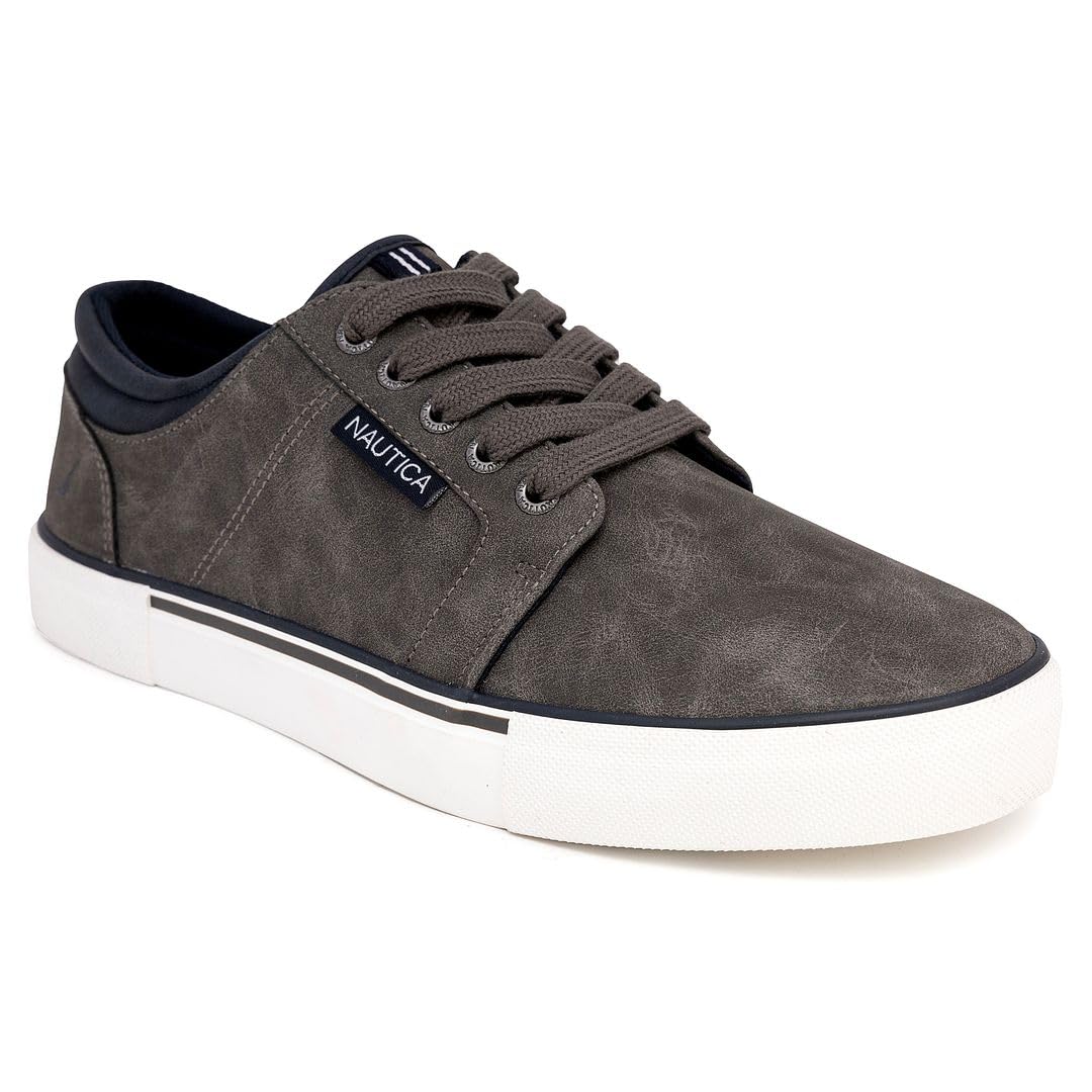 Foto 8 pulgar | Tenis Nautica Crandol-Grey Navy Pop para Hombre - Venta Internacional