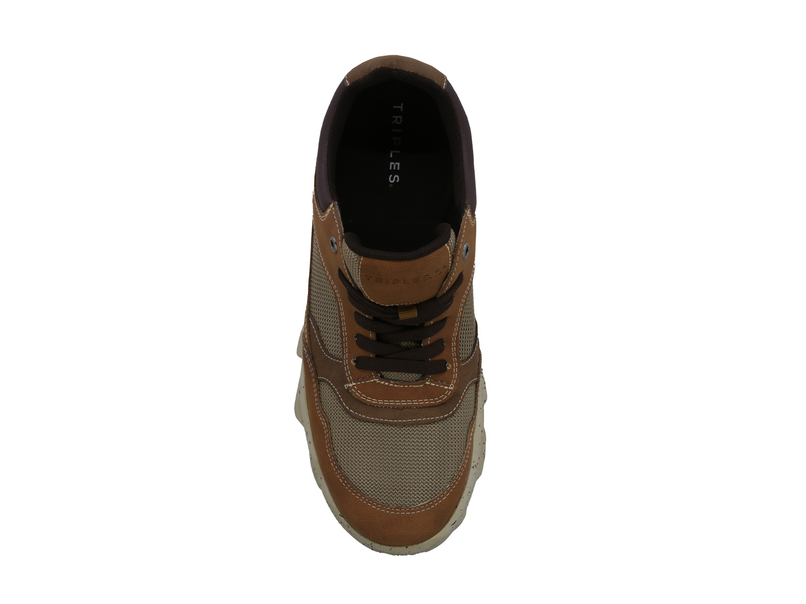 Foto 7 pulgar | Tenis Sneaker Casual Triples Locarno 37300 Camel Para Hombre
