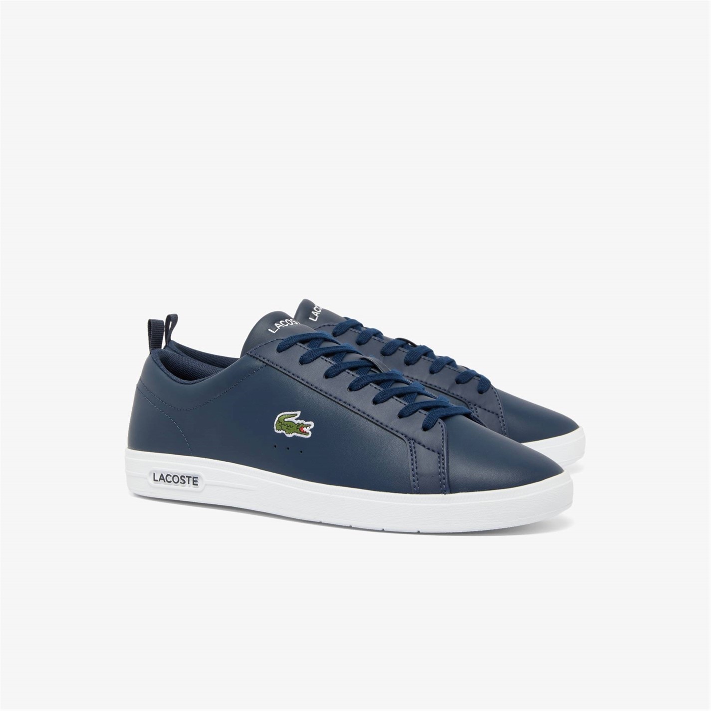 Foto 3 | Tenis Casuales Lacoste Court Base Azul Marino para Hombre