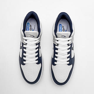 Foto 3 | Apoort Tenis Urbano Para Hombre Blanco Marino Gris