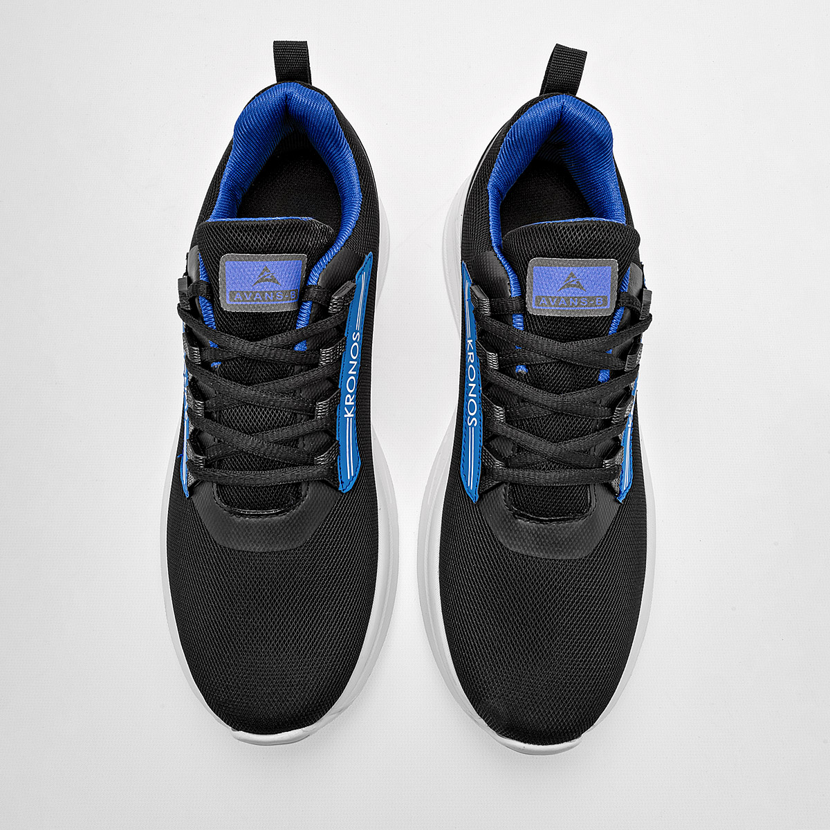 Foto 3 | Avans-b Tenis Deportivo Para Hombre Negro Azul