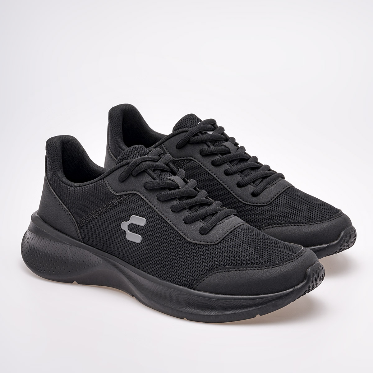 Foto 3 pulgar | Charly Tenis Deportivo Para Hombre Negro, Importado
