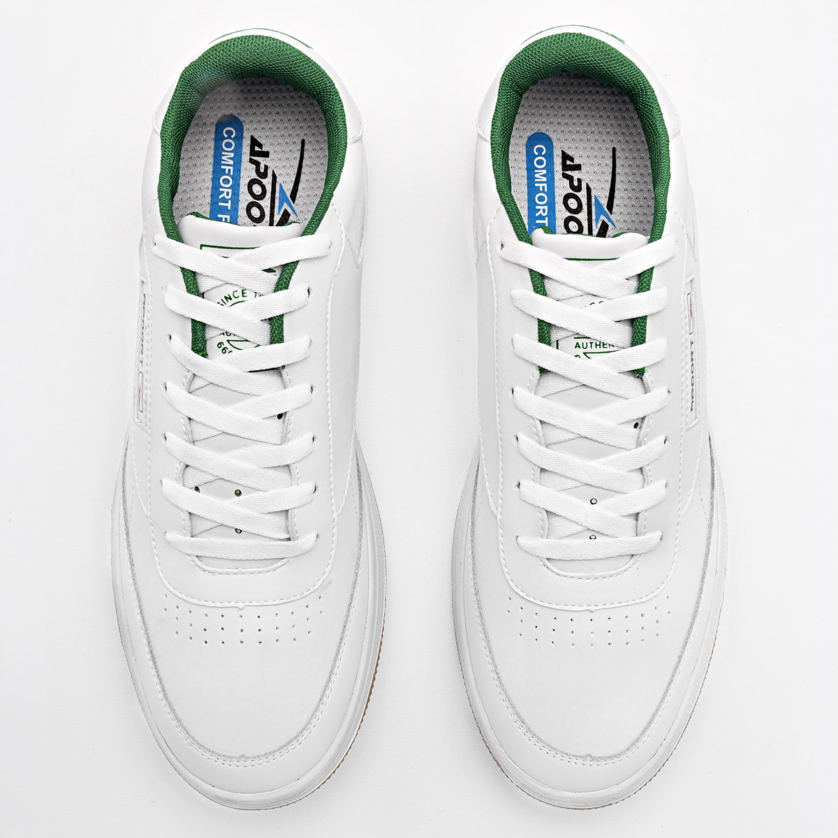 Foto 4 pulgar | Apoort Tenis Urbano Para Hombre Blanco Verde