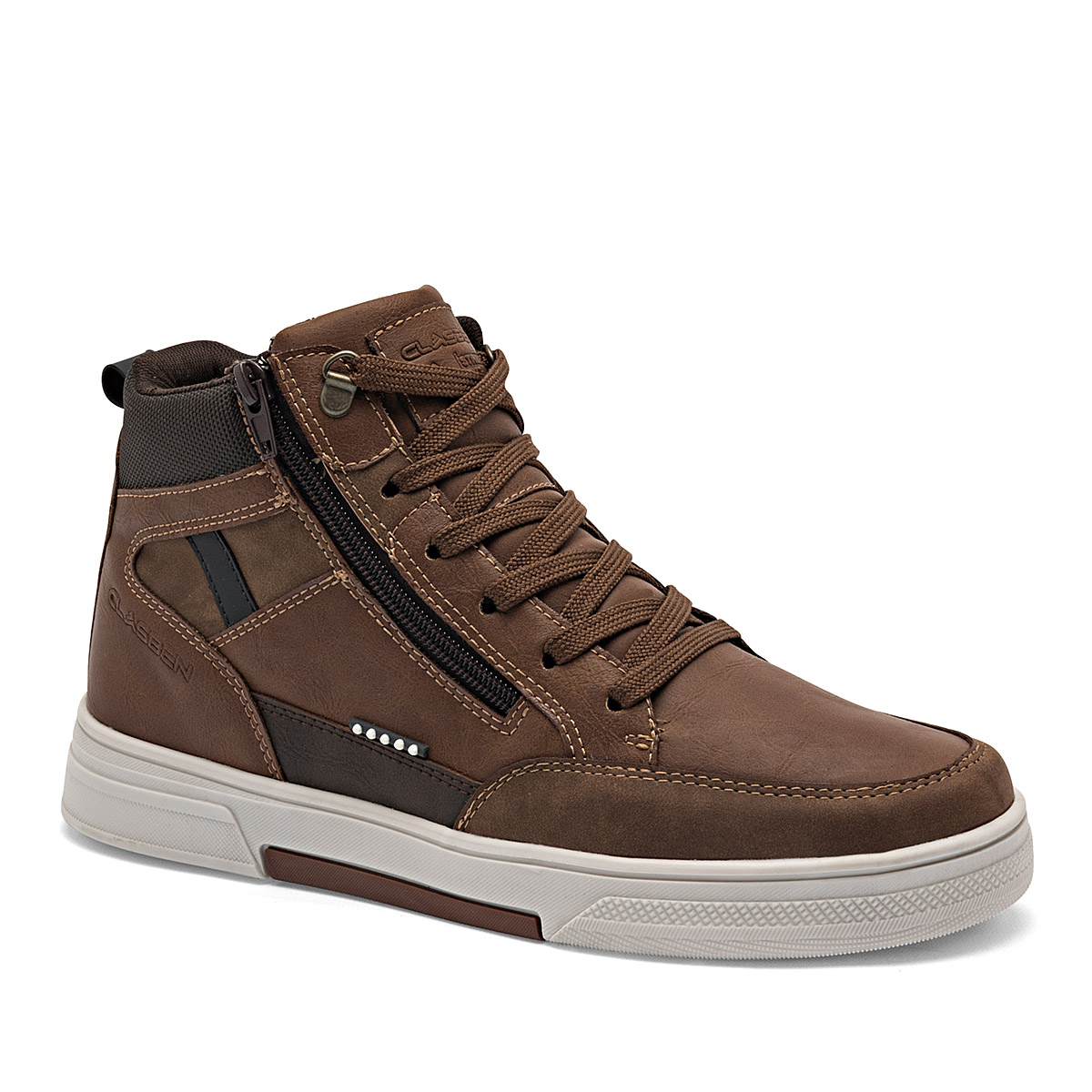 Foto 2 pulgar | Clasben Tenis Urbano Para Hombre Camel Café