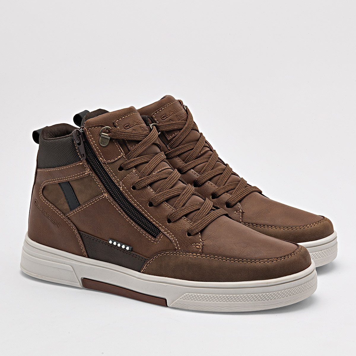 Foto 3 pulgar | Clasben Tenis Urbano Para Hombre Camel Café