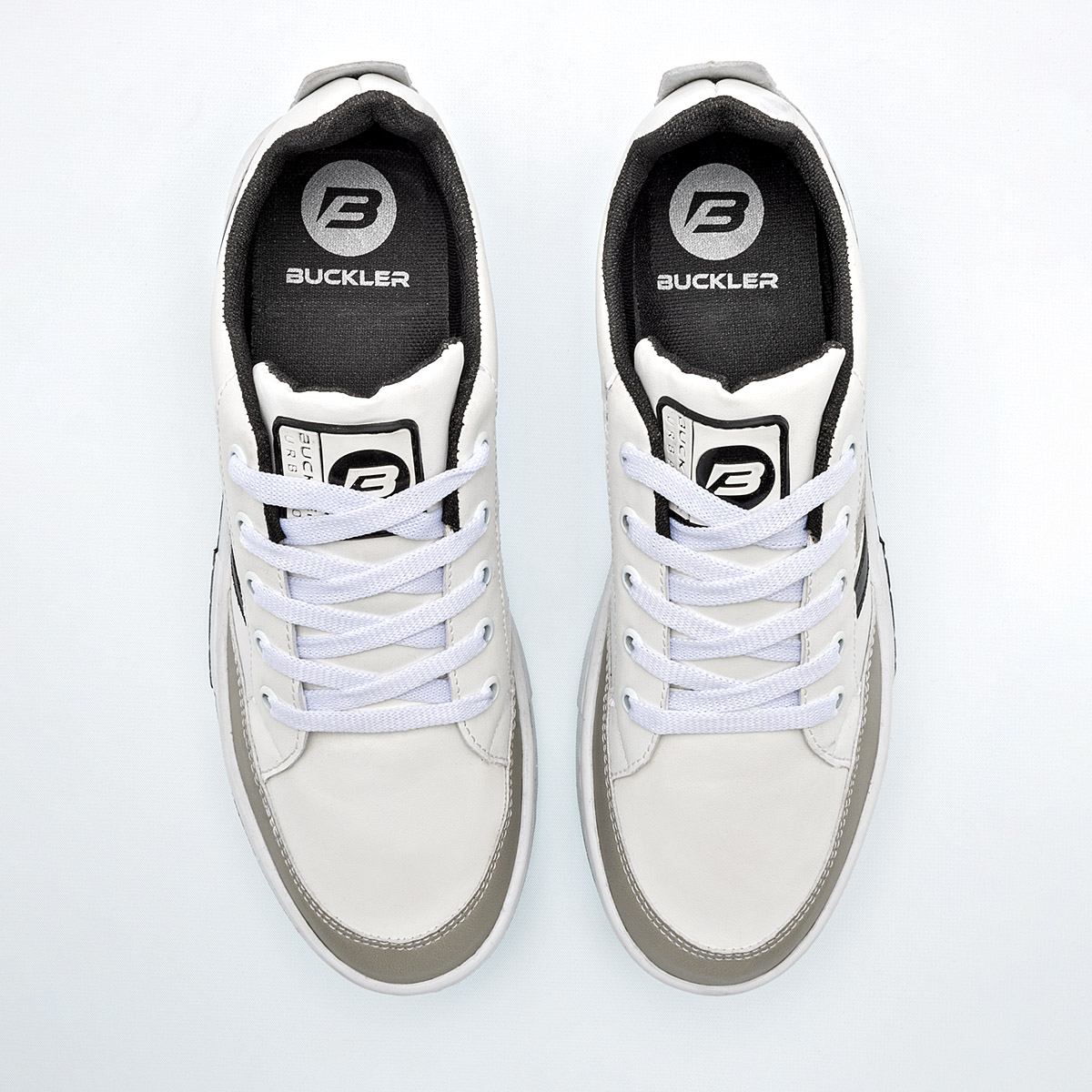 Foto 4 pulgar | Buckler Tenis Urbano Para Hombre Blanco Gris Negro