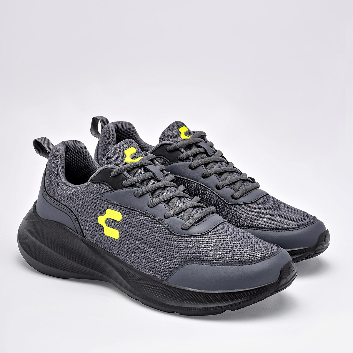 Foto 3 pulgar | Charly Tenis Deportivo Para Hombre Gris, Importado, Hasta Agotar Existencia