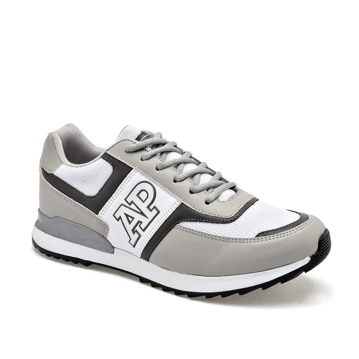 American Polo Tenis Urbano Para Hombre Blanco Gris