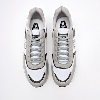 Foto 3 | American Polo Tenis Urbano Para Hombre Blanco Gris