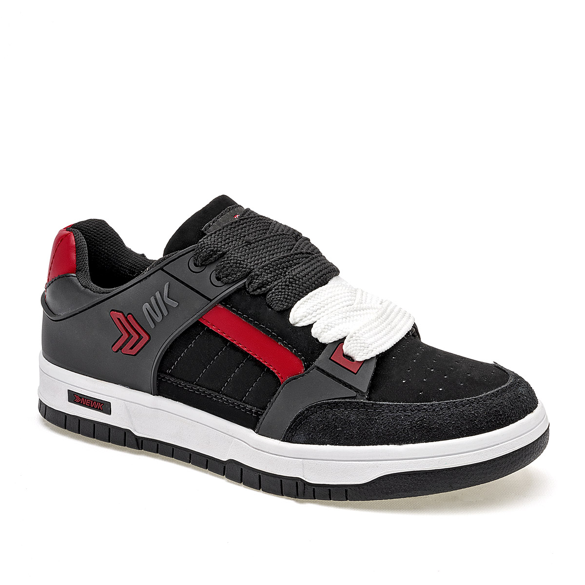 Foto 2 pulgar | Newk Tenis Urbano Para Hombre Negro Rojo