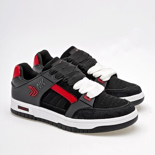 Foto 2 | Newk Tenis Urbano Para Hombre Negro Rojo