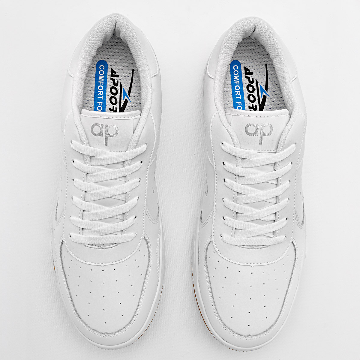 Foto 4 pulgar | Apoort Tenis Urbano Para Hombre Blanco