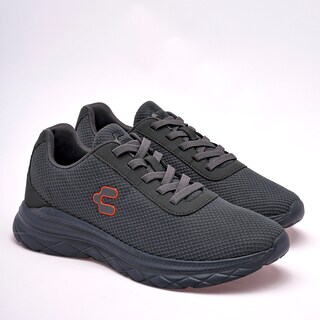 Foto 2 | Charly Tenis Deportivo Para Hombre Gris, Importado / Agujeta Elastica