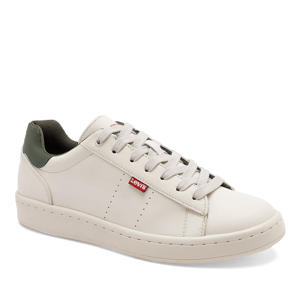 Foto 2 pulgar | Levi's Tenis Urbano Para Hombre Blanco Olivo