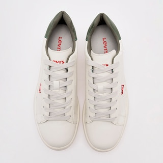 Foto 3 | Levi's Tenis Urbano Para Hombre Blanco Olivo
