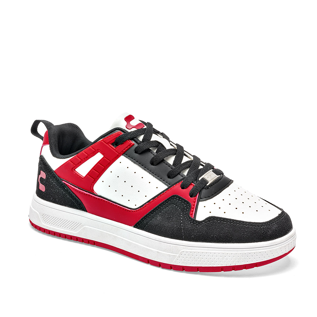 Charly Tenis Urbano Para Hombre Blanco Negro Rojo, Hasta Agotar Existencia, Importado