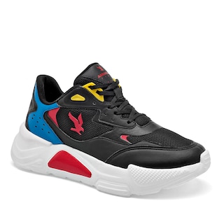 Foto 1 | American Fire Tenis Urbano Para Hombre Negro Azul Rojo