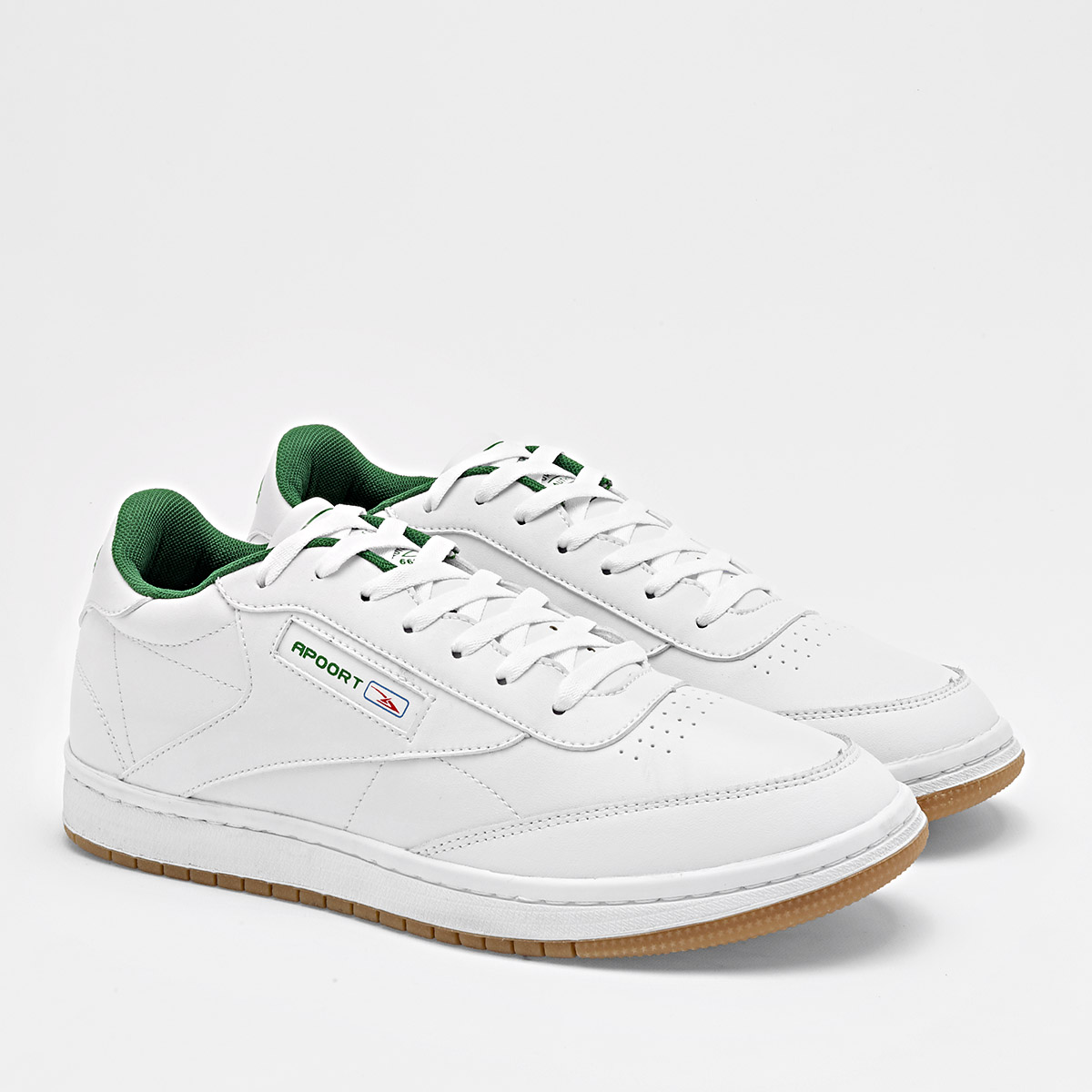 Foto 3 pulgar | Apoort Tenis Urbano Para Hombre Blanco Verde