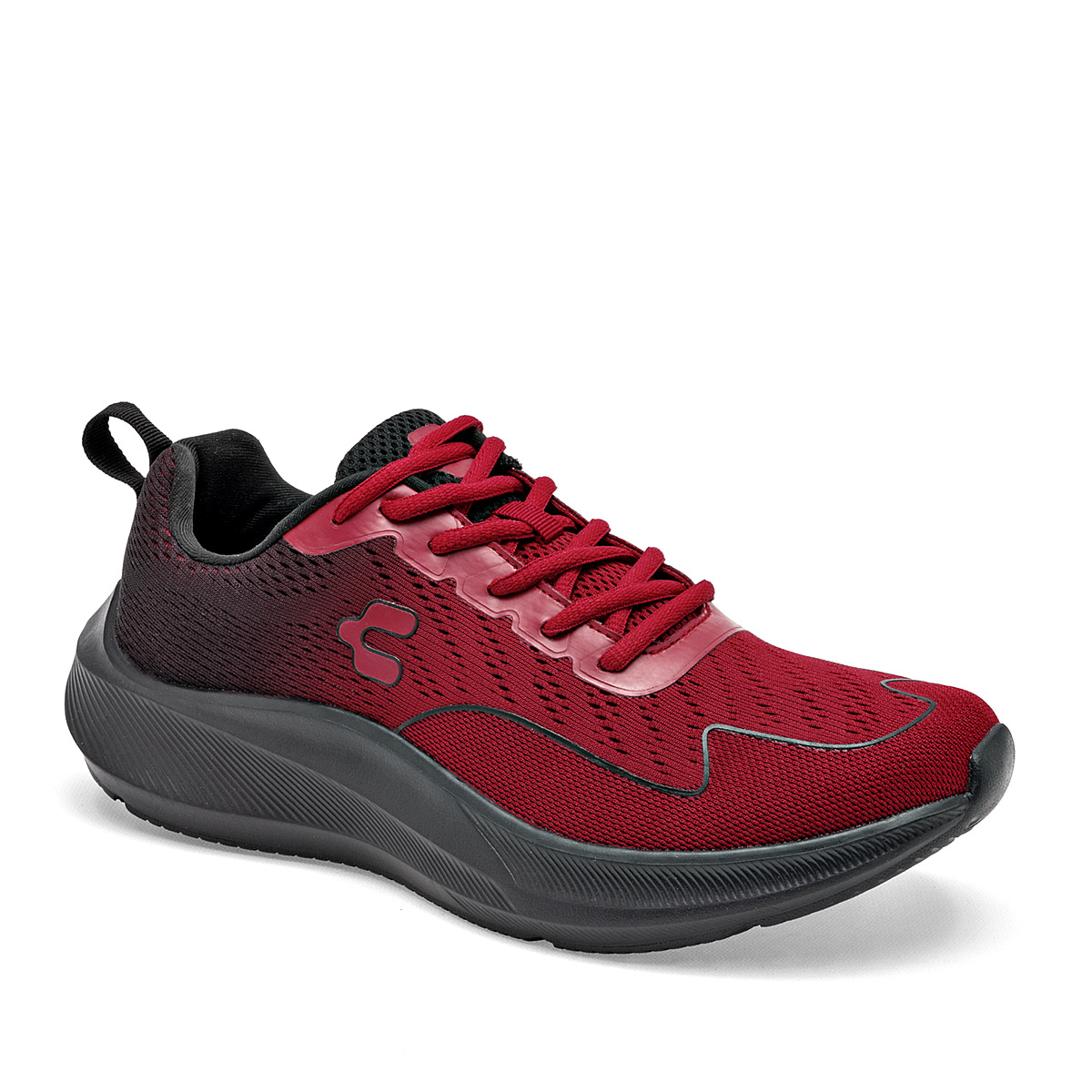 Foto 2 pulgar | Charly Tenis Deportivo Para Hombre Rojo Negro, Importado, Hasta Agotar Existencia