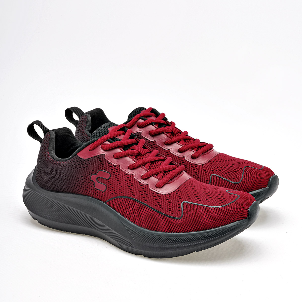 Foto 3 pulgar | Charly Tenis Deportivo Para Hombre Rojo Negro, Importado, Hasta Agotar Existencia