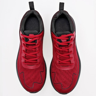 Foto 3 | Charly Tenis Deportivo Para Hombre Rojo Negro, Importado, Hasta Agotar Existencia