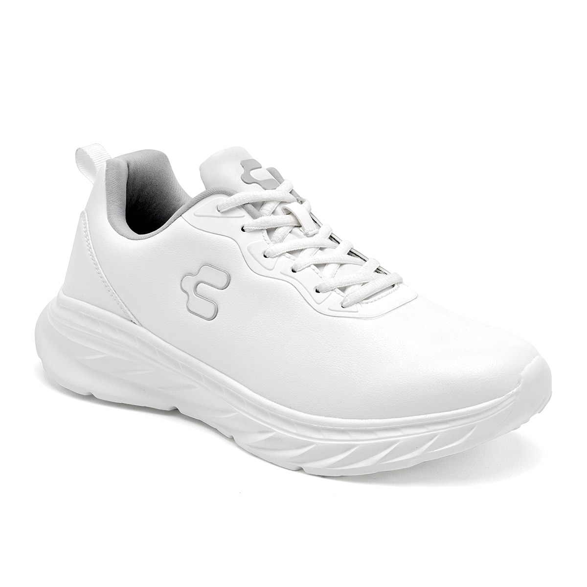 Charly Tenis Deportivo Para Hombre Blanco, Agujeta Elastica, Hasta Agotar Existencia, Importado