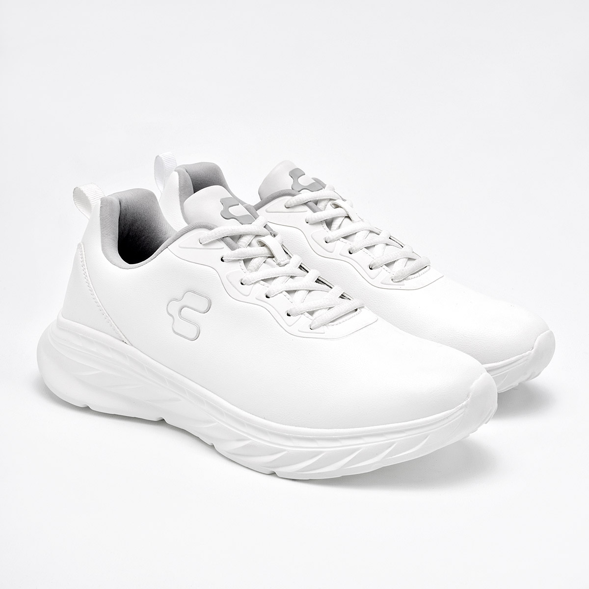 Foto 3 pulgar | Charly Tenis Deportivo Para Hombre Blanco, Agujeta Elastica, Hasta Agotar Existencia, Importado