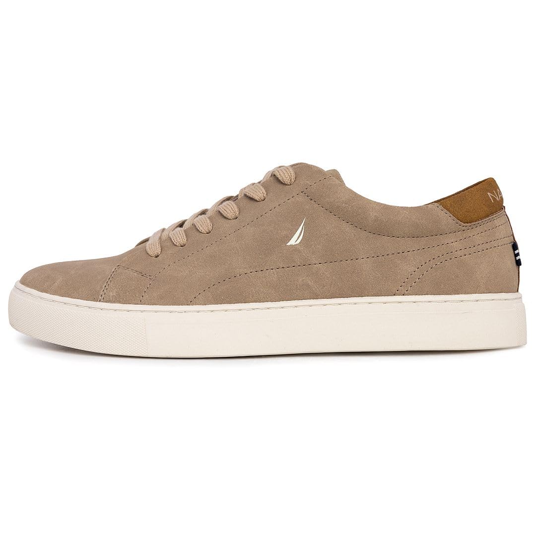 Foto 3 pulgar | Tenis Nautica Court Walking Gamuza Vegana Canela para Hombre - Venta Internacional