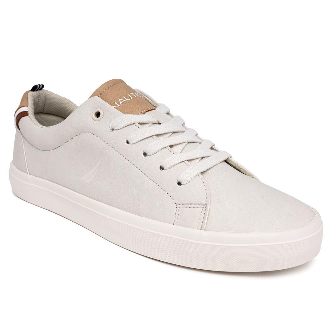 Zapatillas Deportivas De Moda Shoe Nautica Graves 3 Para Hombre, Color Gris Y Beige - Venta Internacional.