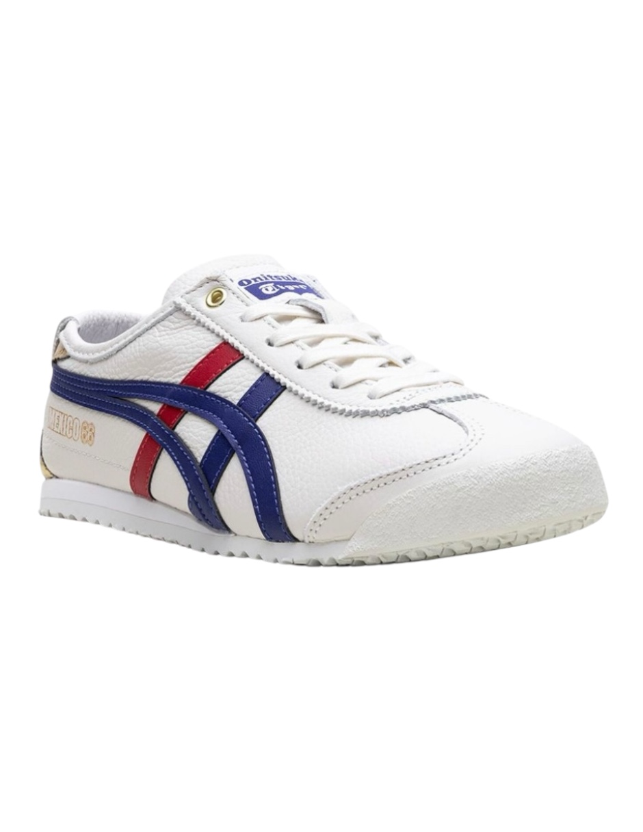 Foto 4 pulgar | Onitsuka Tiger Tenis Onitsuka Tiger Mexico 66 White/blue