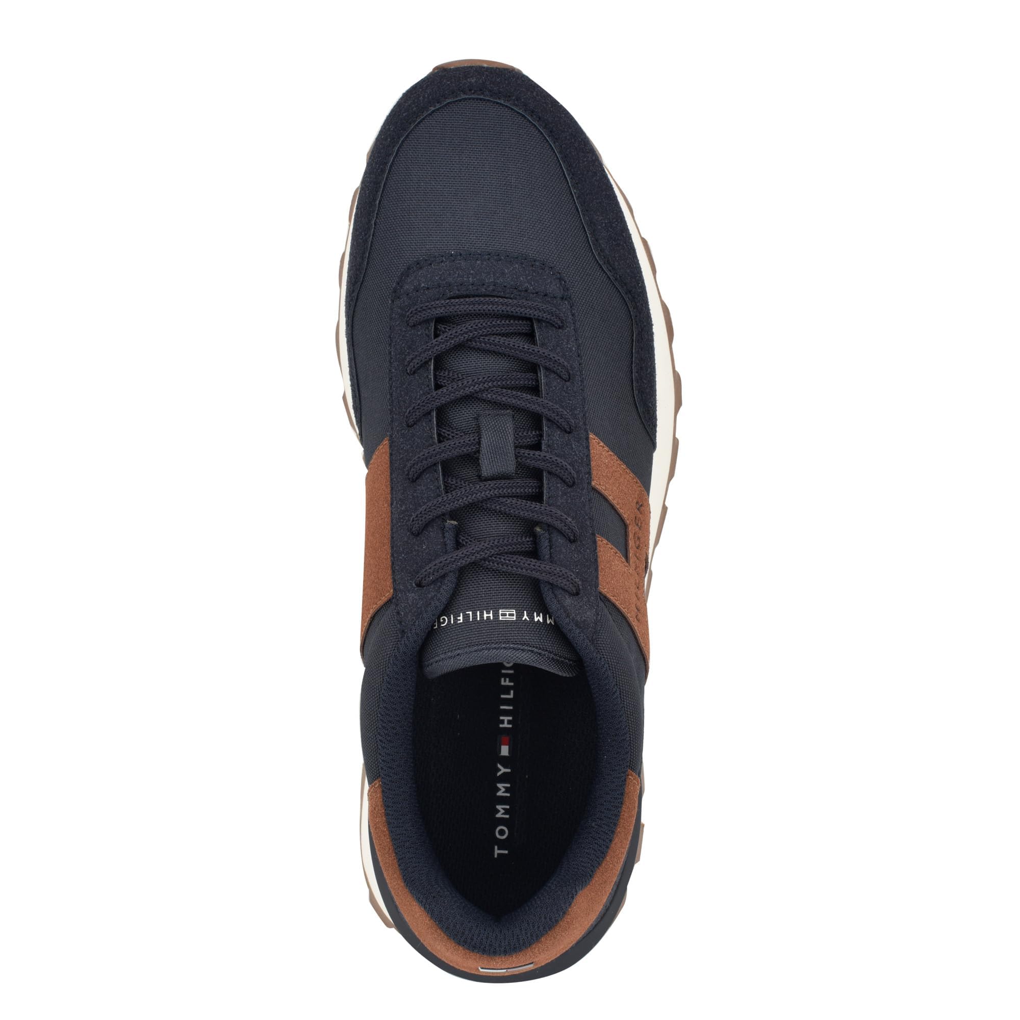 Foto 3 pulgar | Zapatilla Tommy Hilfiger Gani Para Hombre, Color Azul Marino/coñac, Talla 13 - Venta Internacional.