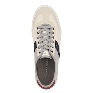 Foto 2 | Tenis Tommy Hilfiger Pandora Crema/Gris para Hombre - Venta Internacional