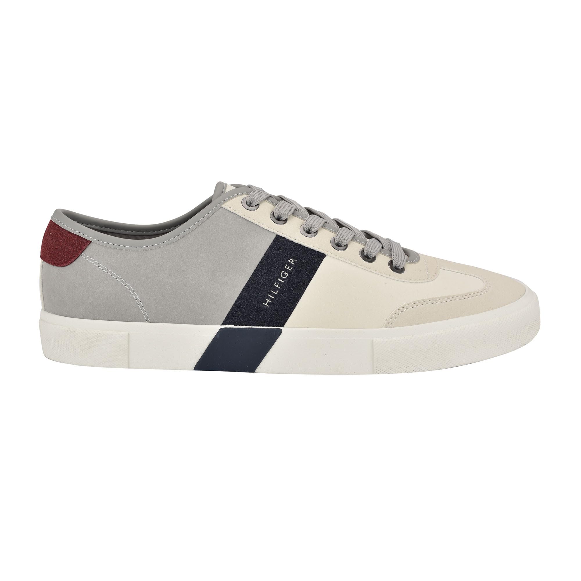 Foto 6 pulgar | Tenis Tommy Hilfiger Pandora Crema/Gris para Hombre - Venta Internacional