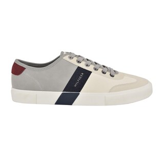 Foto 5 | Tenis Tommy Hilfiger Pandora Crema/Gris para Hombre - Venta Internacional