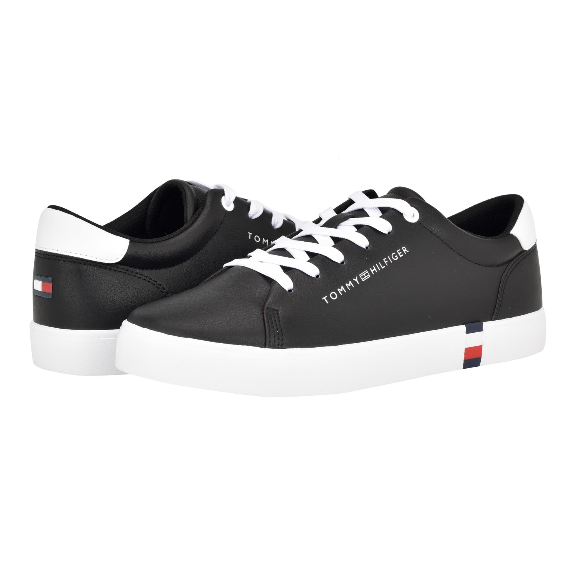 Foto 2 pulgar | Tenis Tommy Hilfiger Ramoso Negros para Hombre - Venta Internacional