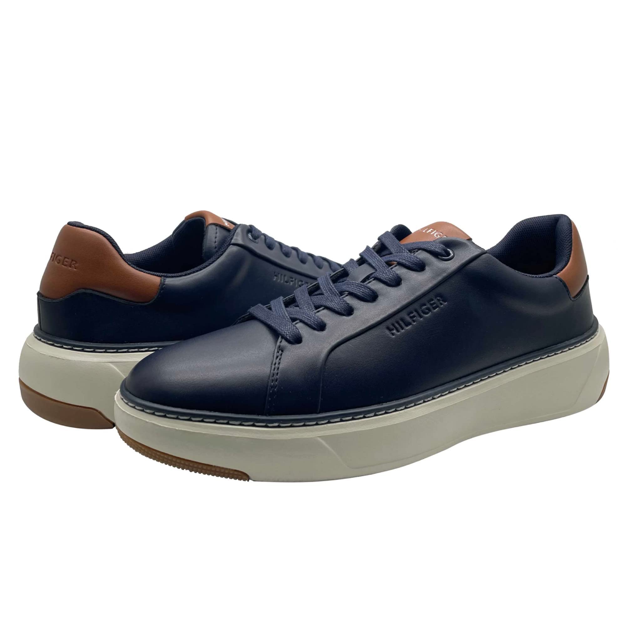 Tenis Tommy Hilfiger Hines Azul Marino para Hombre - Venta Internacional