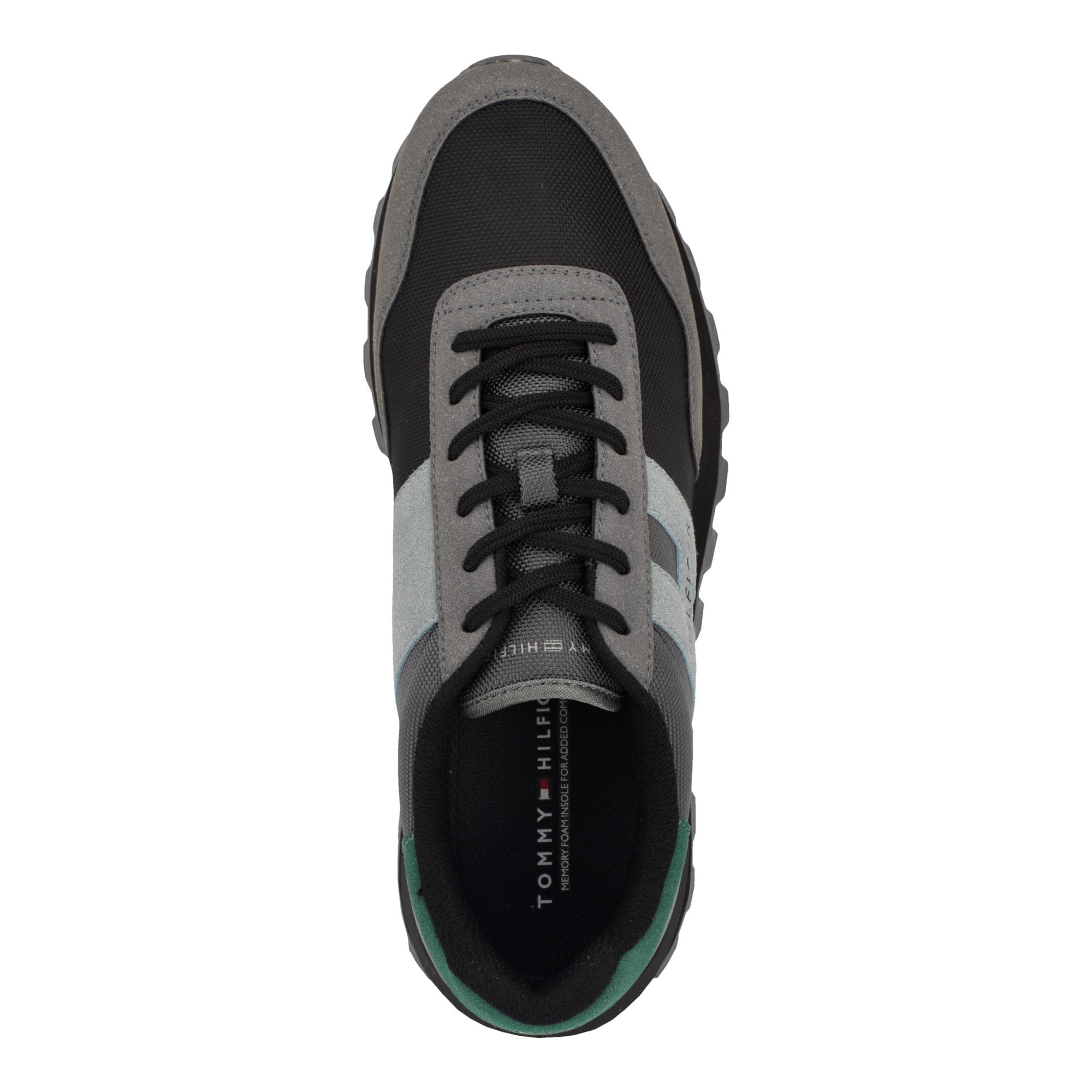Foto 3 pulgar | Zapatilla Tommy Hilfiger Gani Para Hombre En Color Gris/negro, Talla 11.5us - Venta Internacional.