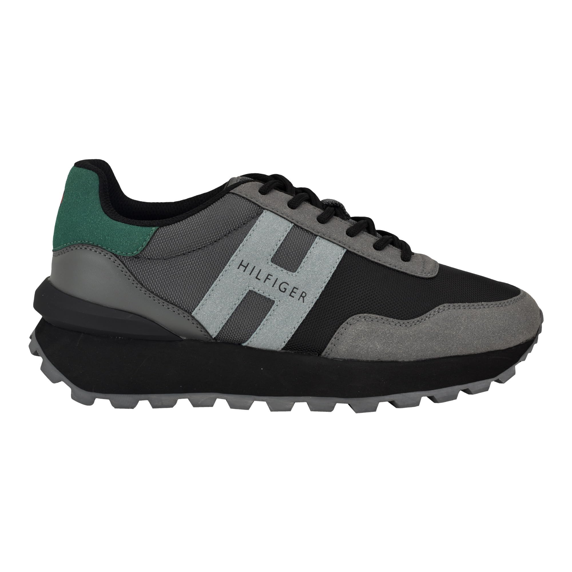 Foto 6 pulgar | Zapatilla Tommy Hilfiger Gani Para Hombre En Color Gris/negro, Talla 11.5us - Venta Internacional.