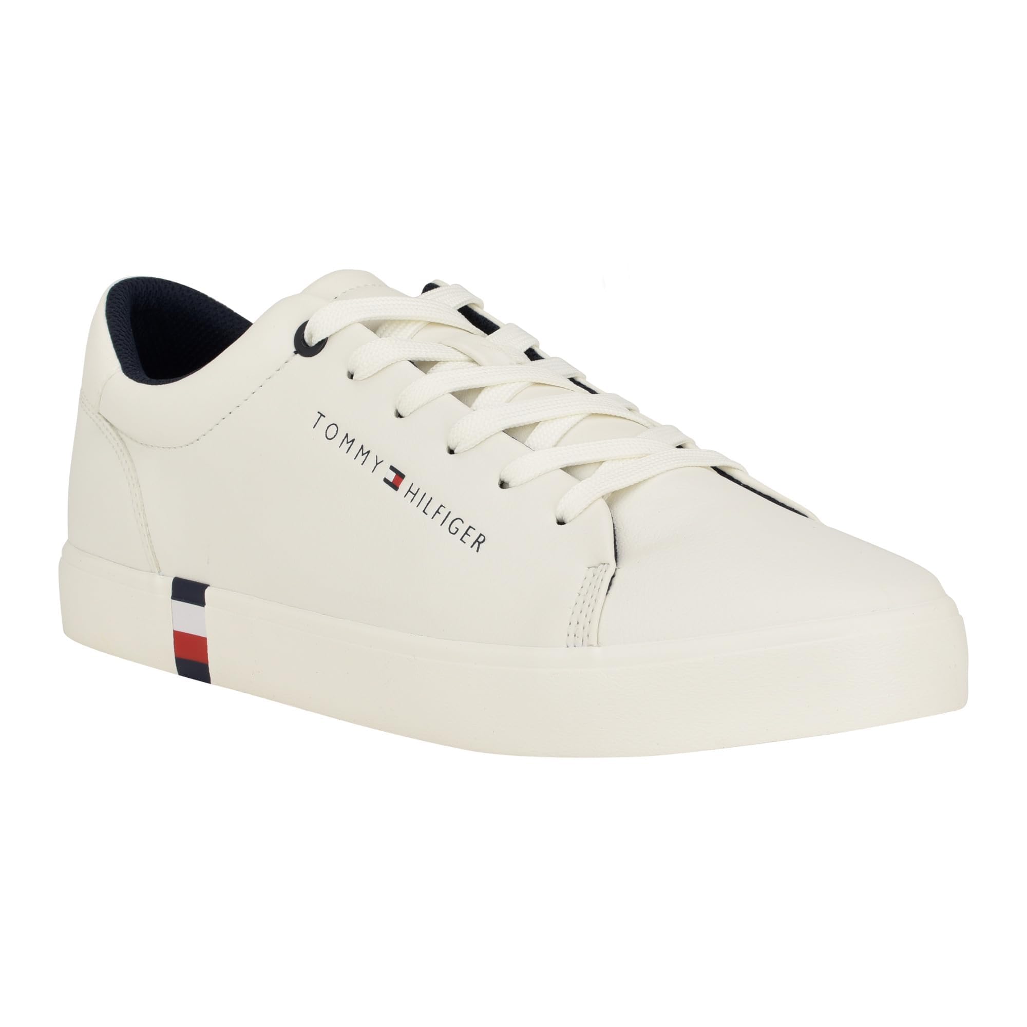 Foto 2 pulgar | Tenis Tommy Hilfiger Ramoso White para Hombre - Venta Internacional