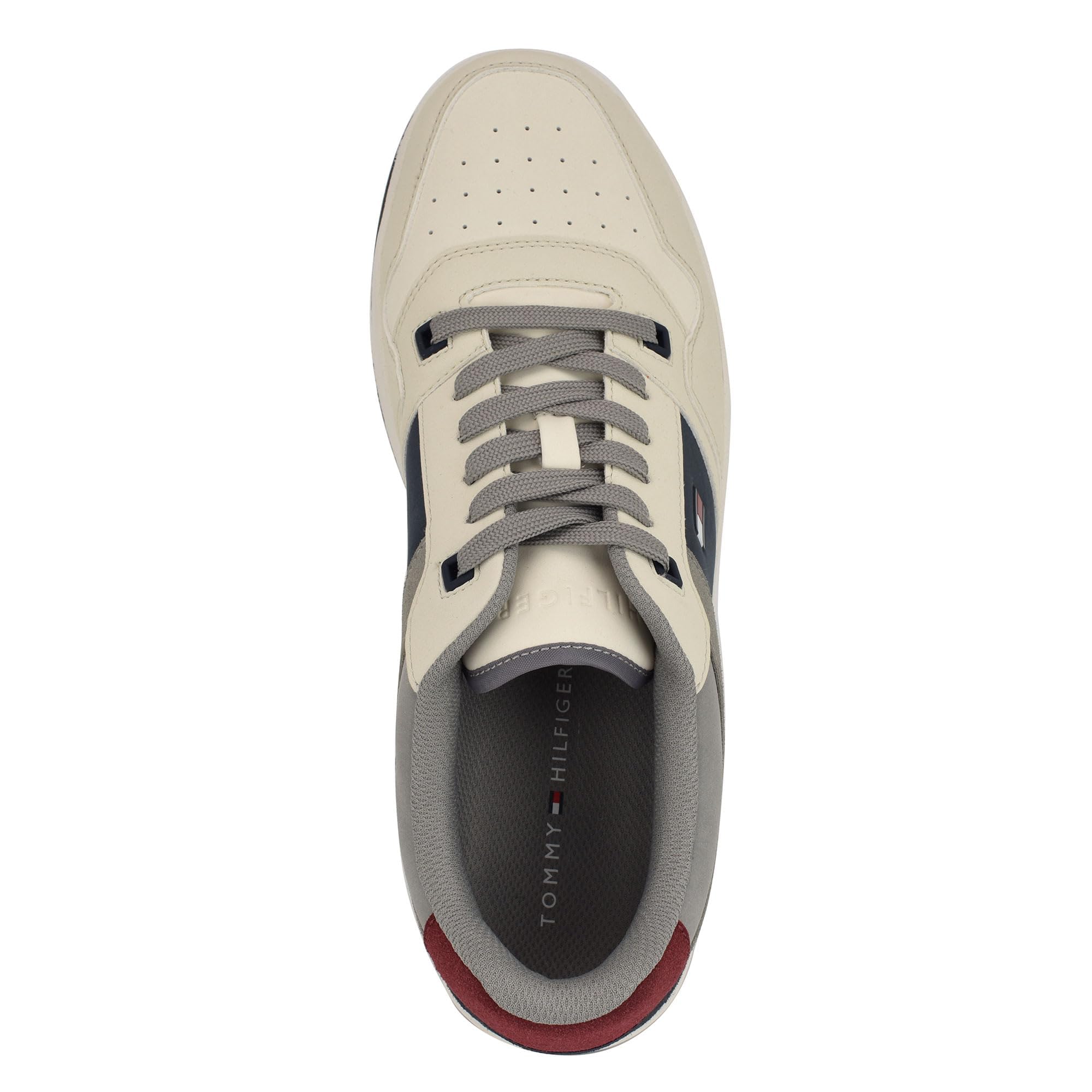 Foto 3 pulgar | Zapatilla Tommy Hilfiger Trane Para Hombre Gris Claro/crema 8.5us - Venta Internacional.