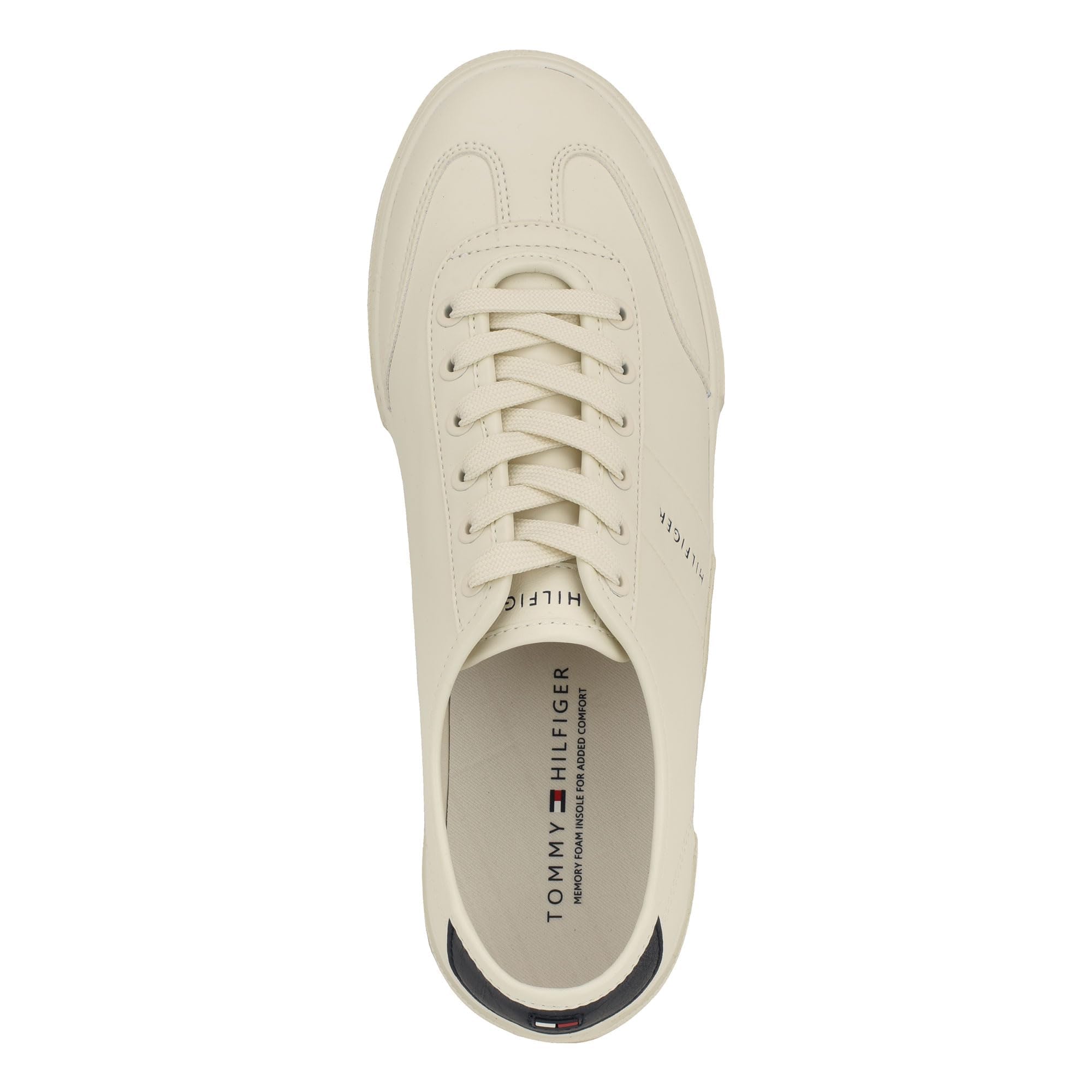 Foto 3 pulgar | Tenis Tommy Hilfiger Pandora color Marfil para Hombre - Venta Internacional