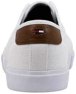 Foto 3 | Tenis Tommy Hilfiger Pandora Blancos de Lona para Hombre - Venta Internacional