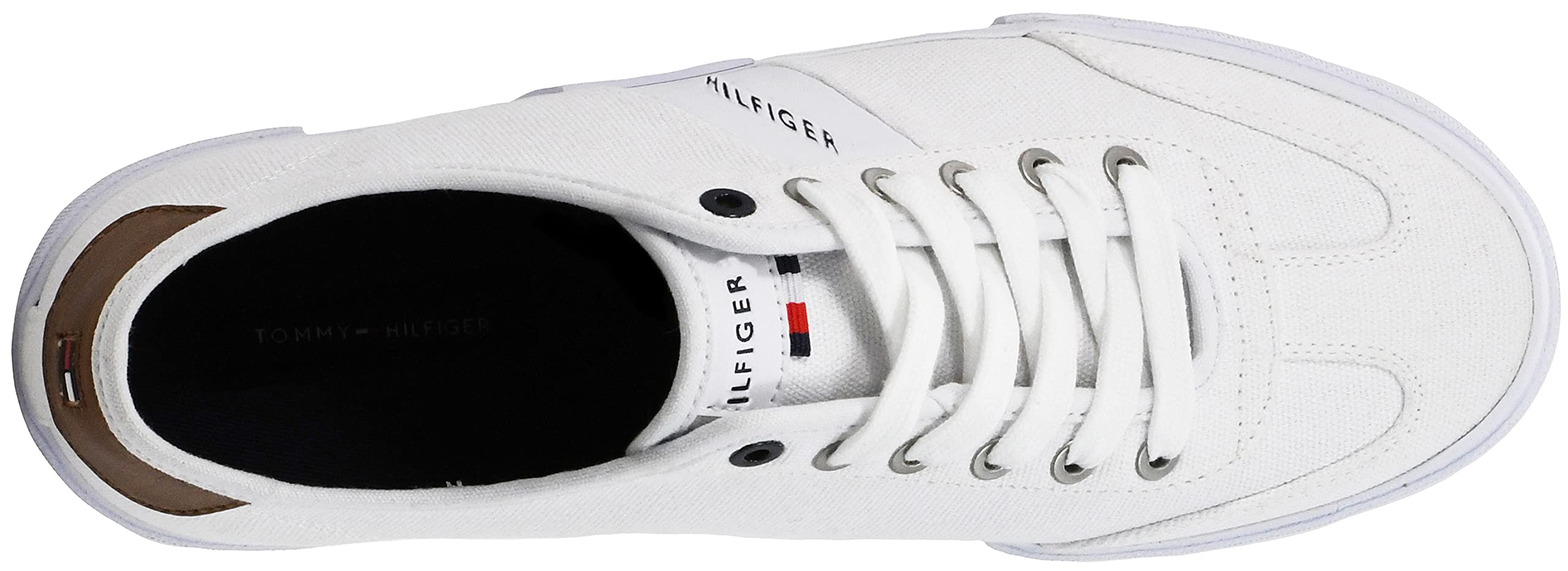 Foto 6 pulgar | Tenis Tommy Hilfiger Pandora Blancos de Lona para Hombre - Venta Internacional