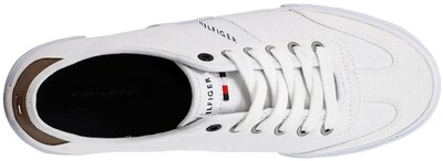 Foto 5 | Tenis Tommy Hilfiger Pandora Blancos de Lona para Hombre - Venta Internacional