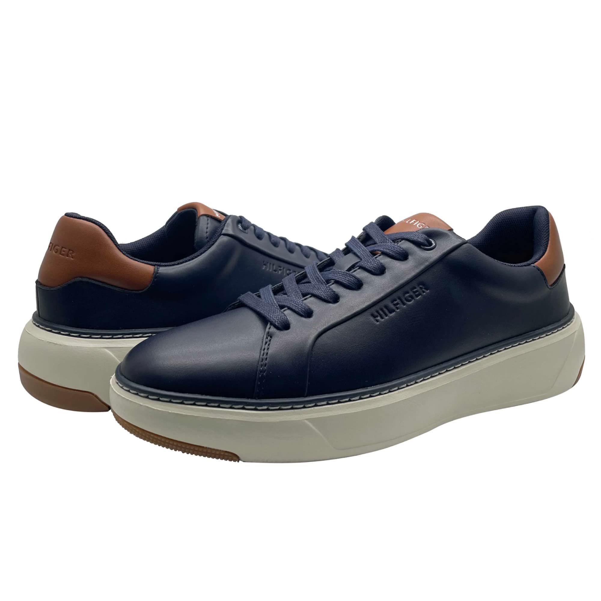 Foto 2 pulgar | Tenis Tommy Hilfiger Hines Azul Marino para Hombre - Venta Internacional