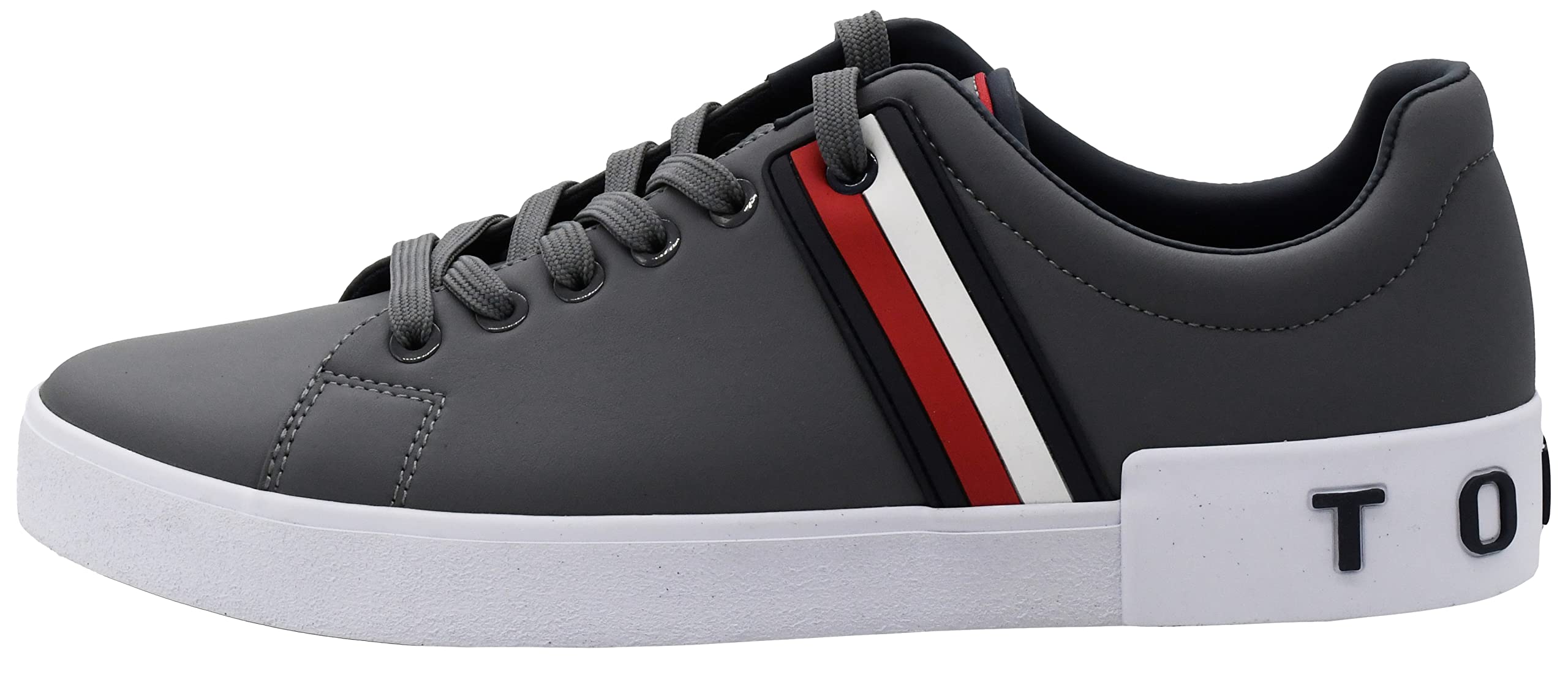 Foto 3 pulgar | Tenis Tommy Hilfiger Ramus Gris para Hombre - Venta Internacional