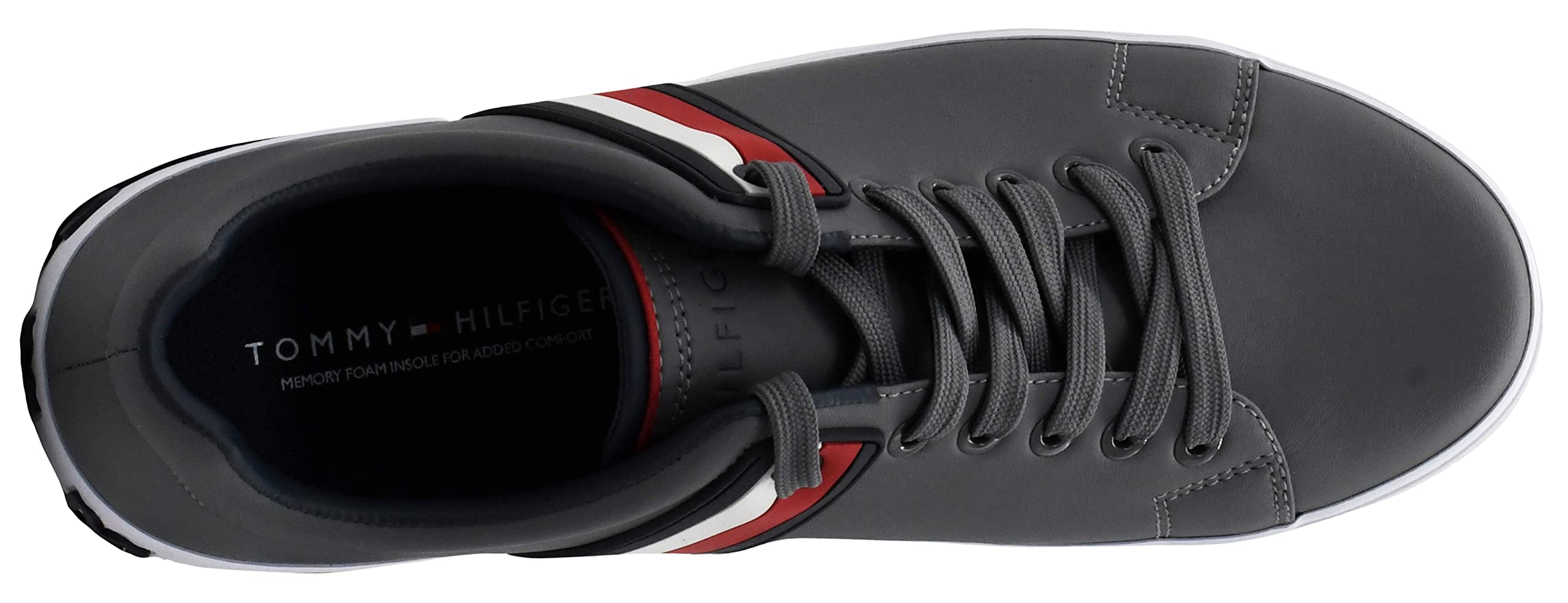 Foto 7 pulgar | Tenis Tommy Hilfiger Ramus Gris para Hombre - Venta Internacional