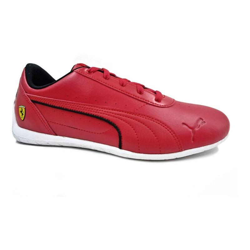 Foto 2 pulgar | Tenis Puma Ferrari Neo Cat 30701903 Rojo para Hombre