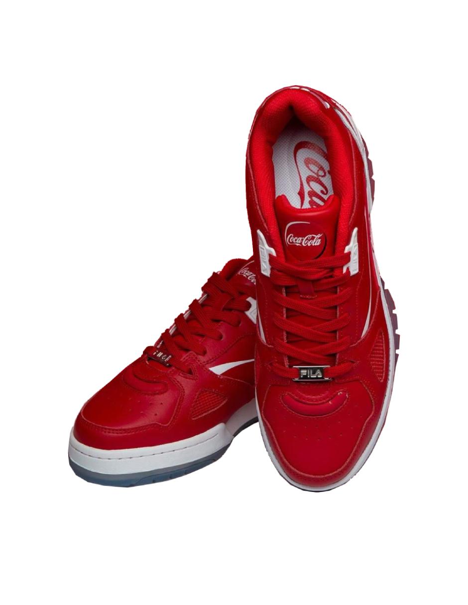 Foto 4 pulgar | Tenis Fila Teratach 600 X Coca Cola color Rojo para Hombre Casual Caminar